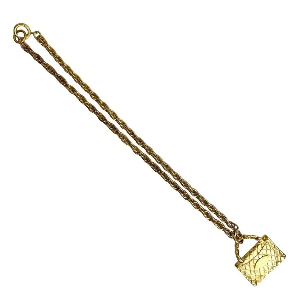 Chanel Matelasse Necklace Pendant Accessory
